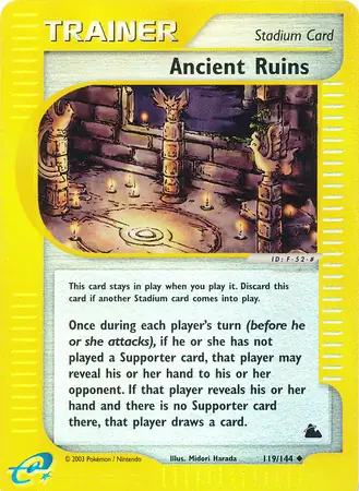 Ancient Ruins, catalogue front