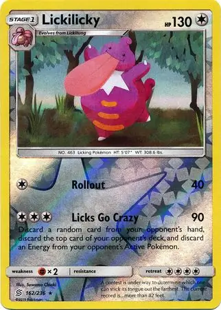 Lickilicky, catalogue front