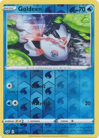 Goldeen, catalogue front