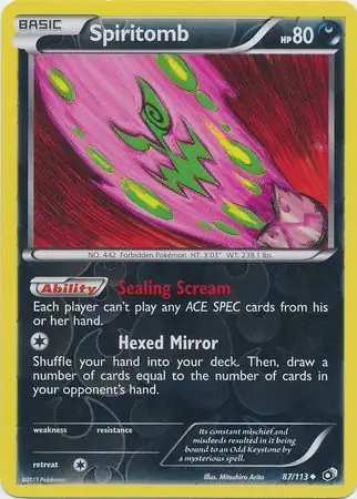 Spiritomb, catalogue front