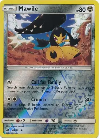 Mawile, catalogue front
