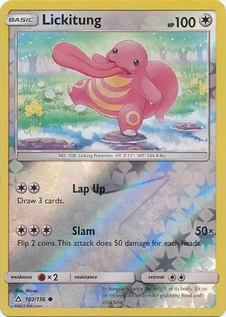 Lickitung, catalogue front