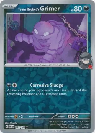 Team Rocket's Grimer, catalogue front