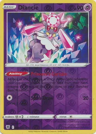 Diancie, catalogue front