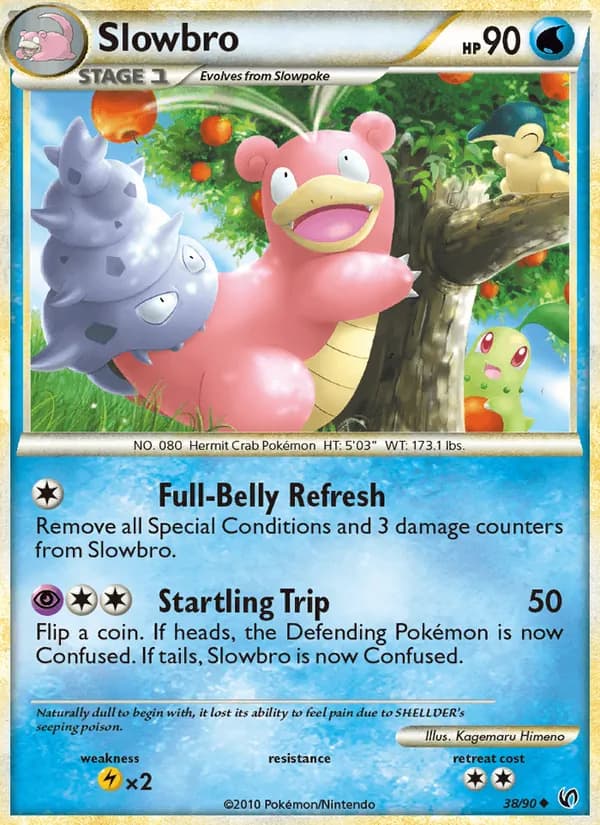 Slowbro, catalogue front