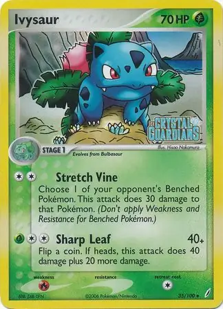 Ivysaur, catalogue front