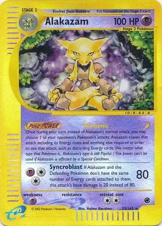 Alakazam, catalogue front
