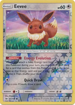 Eevee, catalogue front