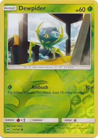 Dewpider, catalogue front