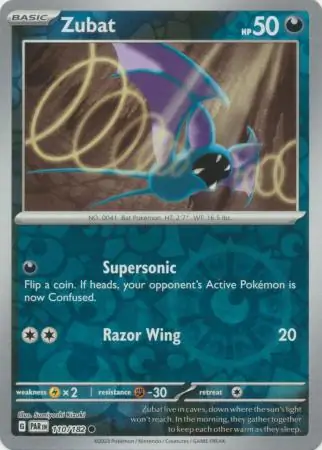 Zubat, catalogue front