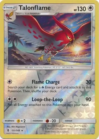Talonflame, catalogue front