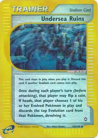 Undersea Ruins, catalogue front