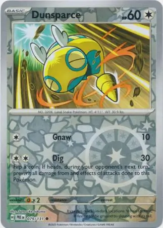 Dunsparce, catalogue front