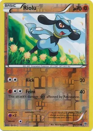 Riolu, catalogue front