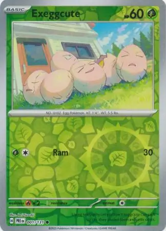Exeggcute, catalogue front