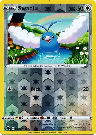 Swablu, catalogue front