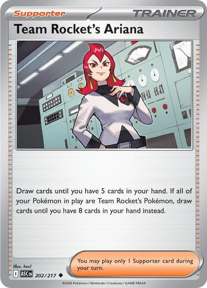Team Rocket's Ariana, catalogue front