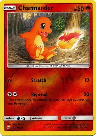 Charmander, catalogue front