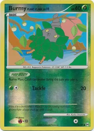 Burmy Plant Cloak, catalogue front