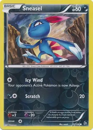 Sneasel, catalogue front
