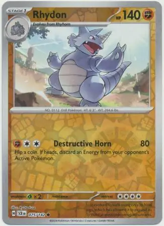 Rhydon, catalogue front