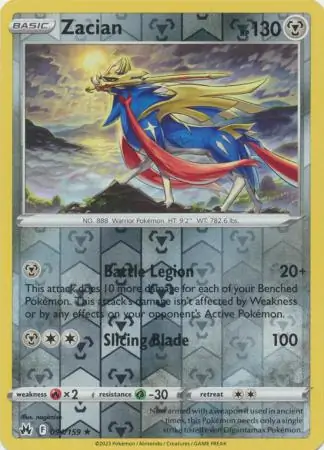 Zacian, catalogue front