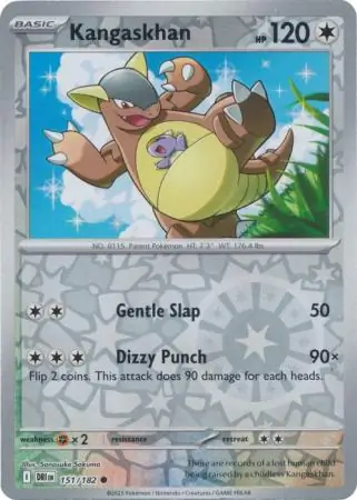 Kangaskhan, catalogue front