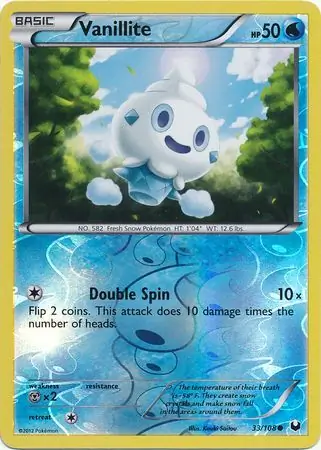 Vanillite, catalogue front