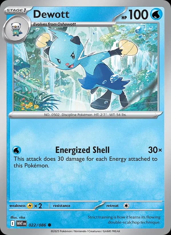 Dewott, catalogue front