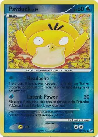 Psyduck, catalogue front