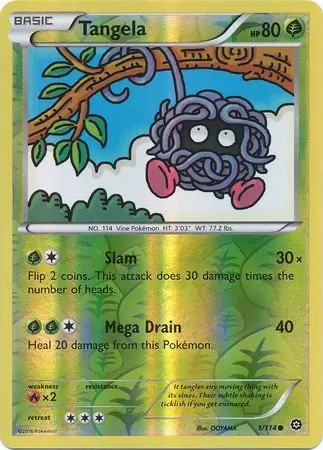 Tangela, catalogue front