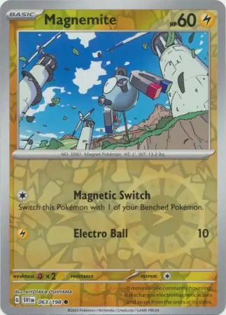Magnemite, catalogue front