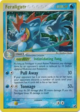 Feraligatr, catalogue front