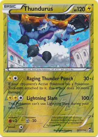 Thundurus, catalogue front