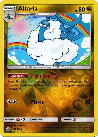 Altaria, catalogue front