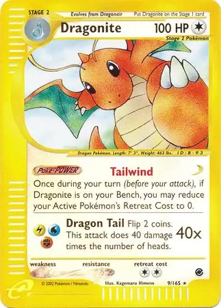 Dragonite, catalogue front