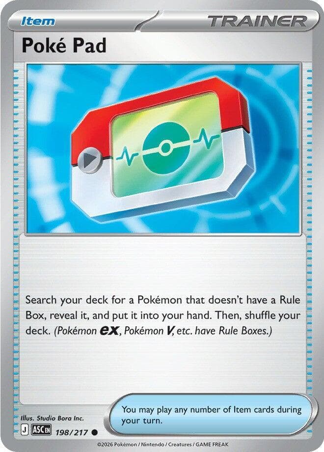 Poké Pad, catalogue front