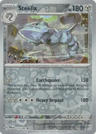 Steelix, catalogue front