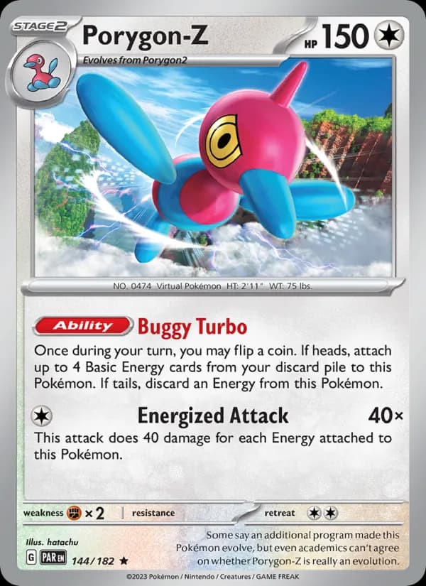 Porygon-Z, catalogue front