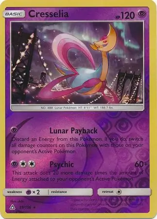 Cresselia, catalogue front