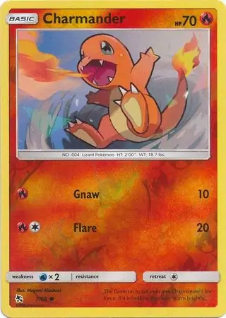 Charmander, catalogue front