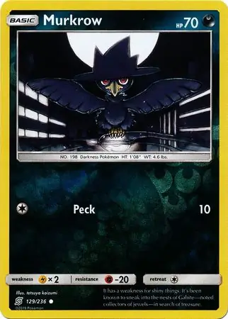 Murkrow, catalogue front