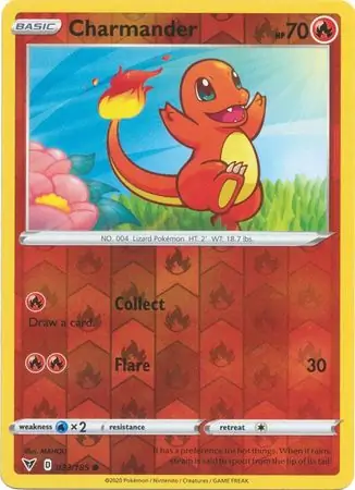 Charmander, catalogue front