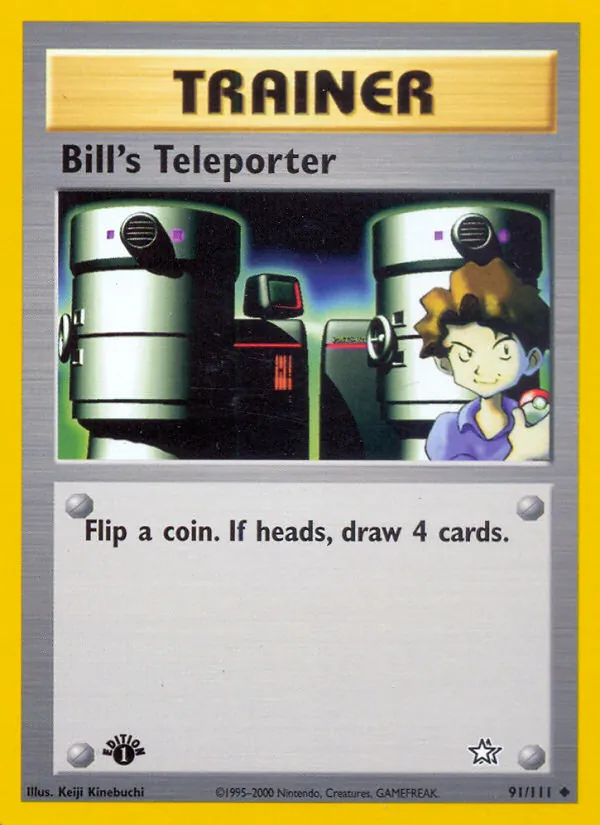 Bill's Teleporter, catalogue front
