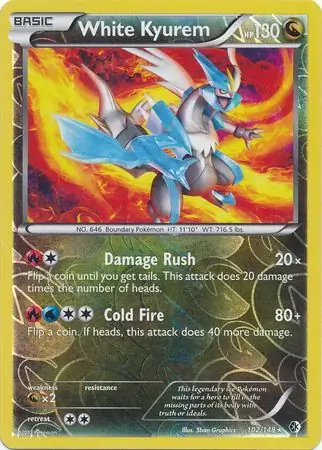 White Kyurem, catalogue front