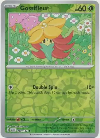 Gossifleur, catalogue front
