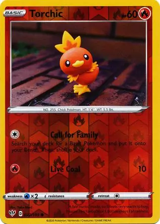 Torchic, catalogue front