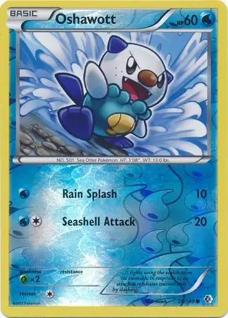 Oshawott, catalogue front