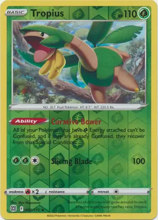 Tropius, catalogue front