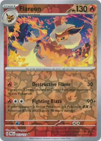 Flareon, catalogue front